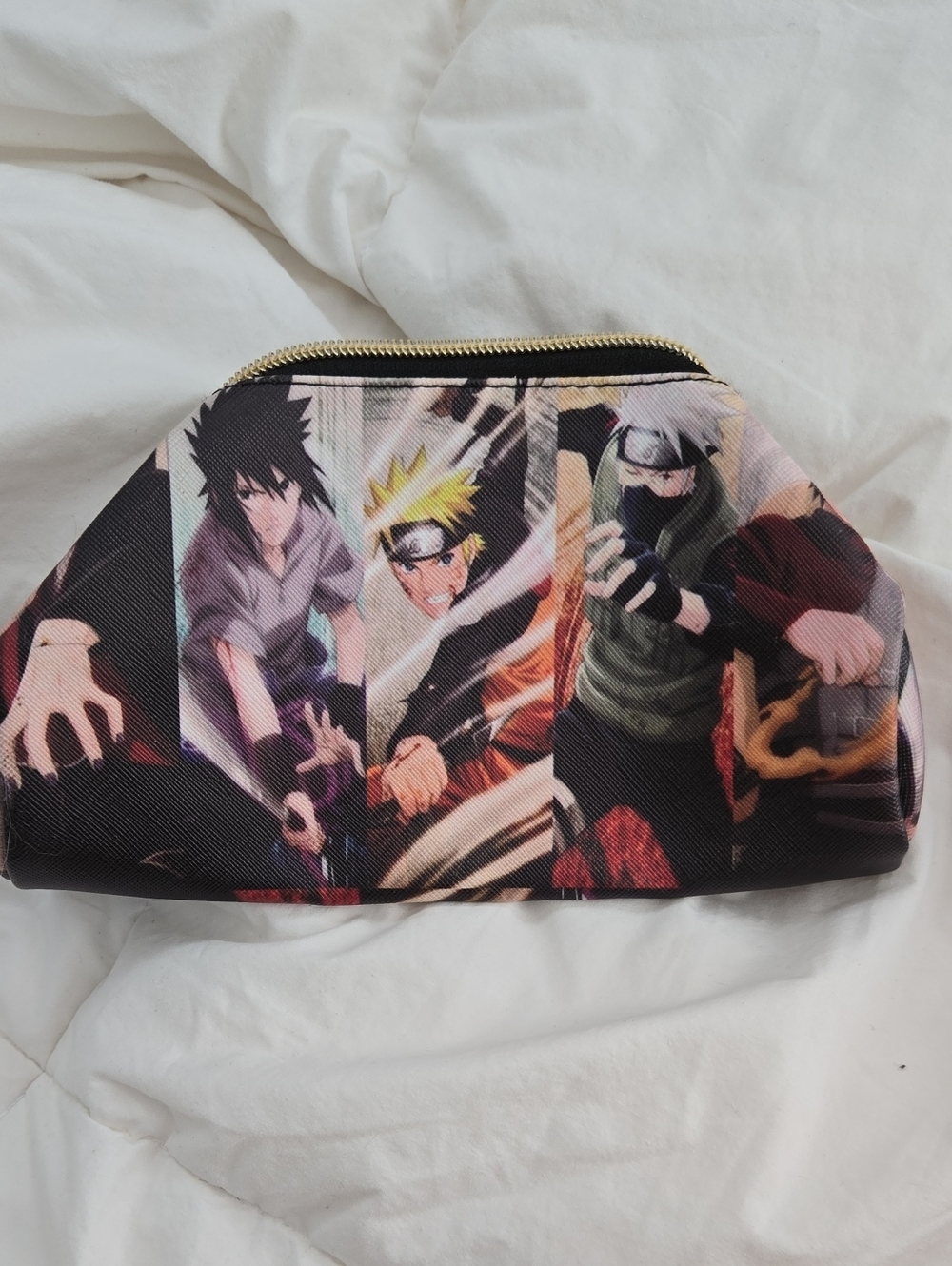 Naruto Print Pencil/makeup Bag